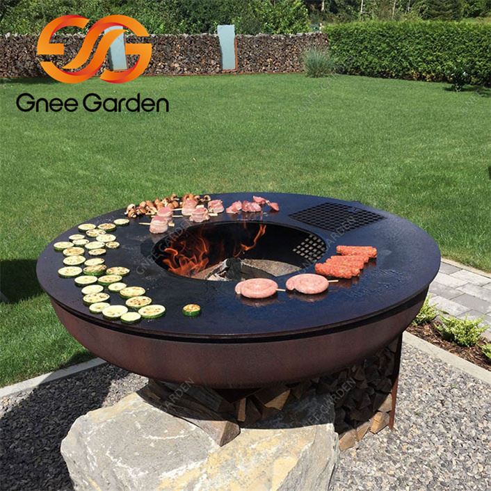 Corten Bbq Κήπος