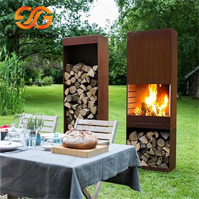 corten outdoor fireplace(1)