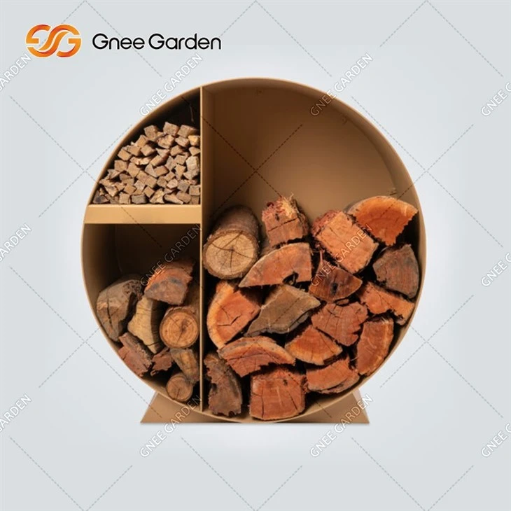 Corten Steel Garden Outdoor Wood Storage