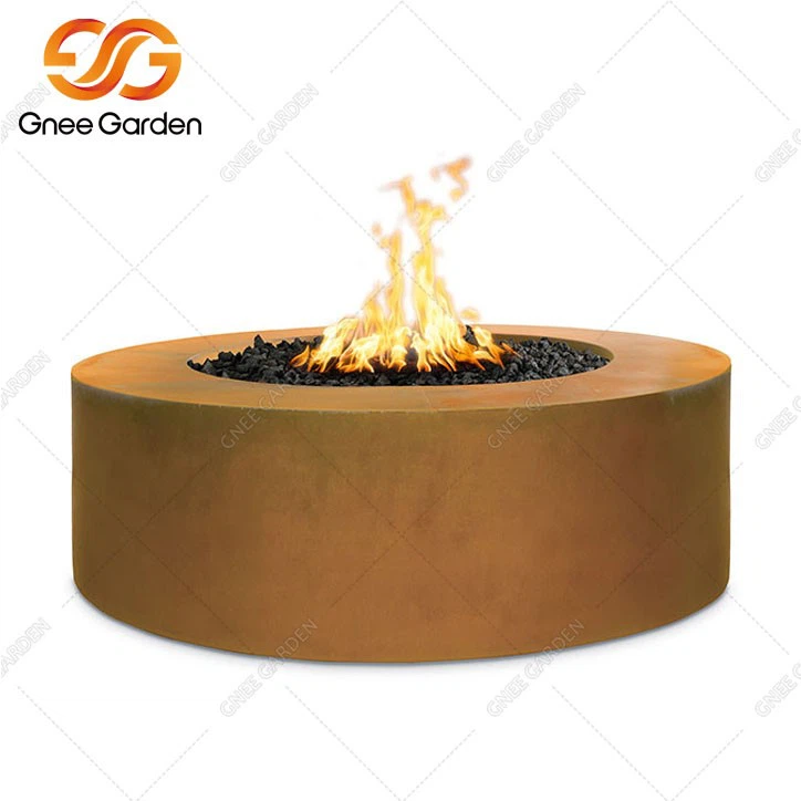 corten steel Gas Fire Pits Table1