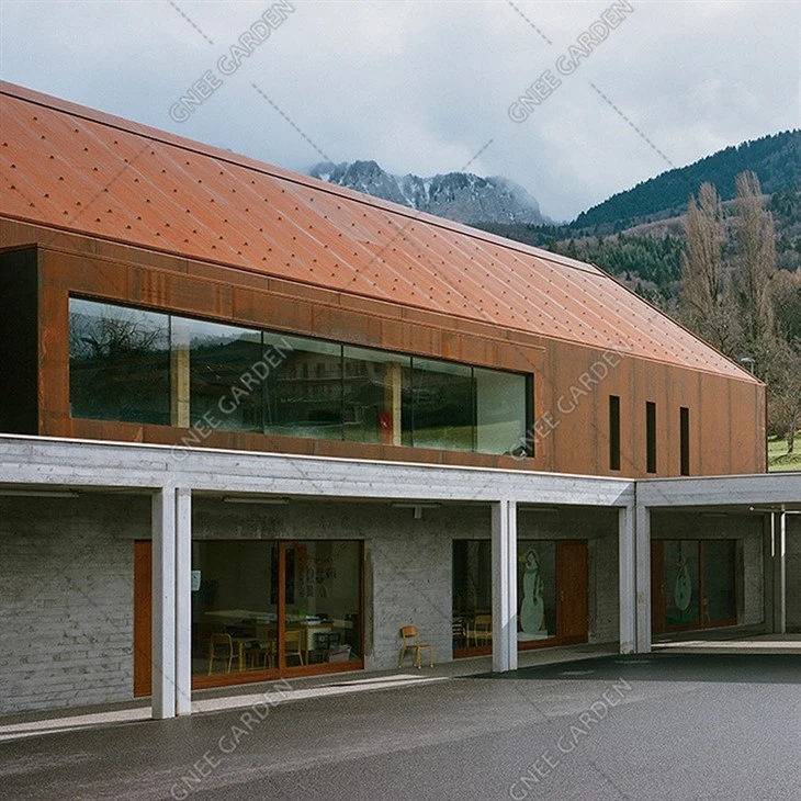 Durable Customized Decoration Corten Steel Cladding