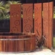 Έπιπλα εξωτερικού χώρου Corten Steel