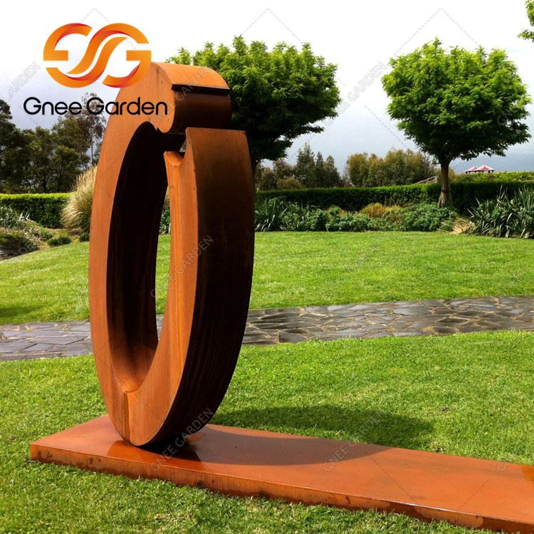 Σκουριασμένο Μεταλλικό Γλυπτό Garden Art