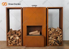 Corten Steel Decoration Fire Pit Place