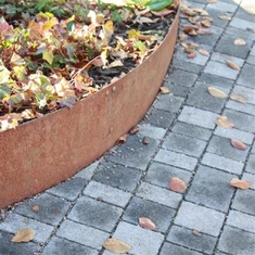 Corten Steel Rusty Garden Edge Border For Decoration