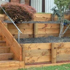 Σιδηροδρομικοί δεσμοί για κήπους