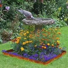 Σκουριασμένο μεταλλικό περιθώριο Corten Steel Garden Border