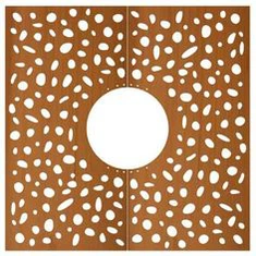 Μοναδικά προϊόντα Corten Steel Μεταλλική σχάρα πισίνας δέντρων για έπιπλα κήπου