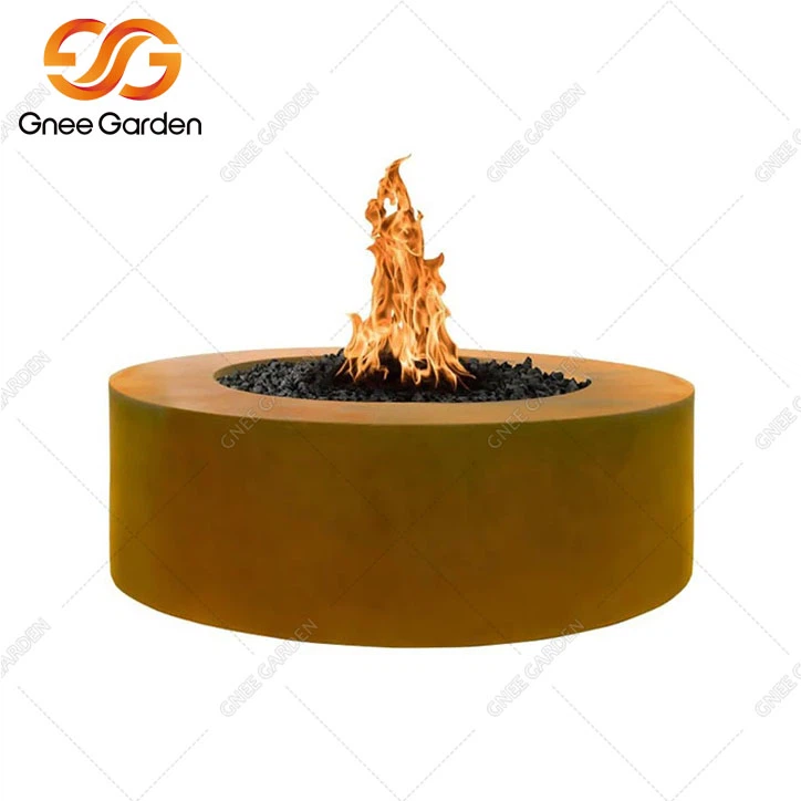 Weathering Steel Πίνακας Πυρκαγιάς Φυσικού Αερίου