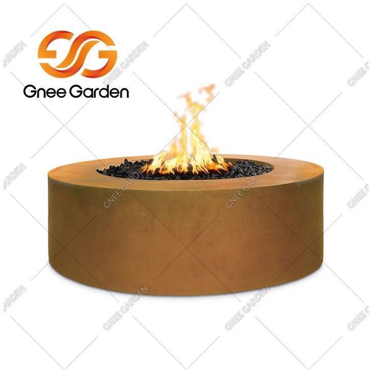 Weathering Steel natural Gas Fire Pits Table4