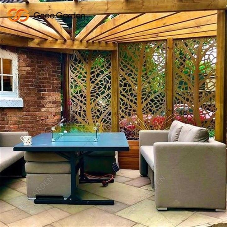 Corten Steel Decorative Metal Screen Fencing