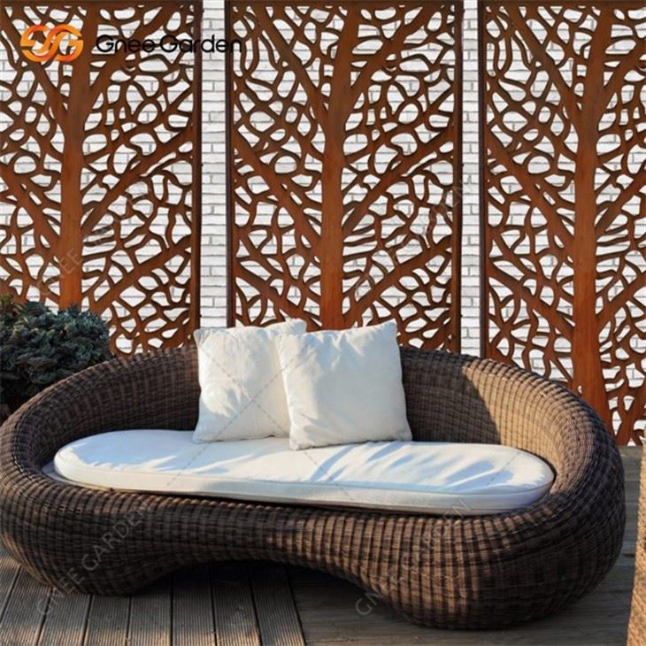 Corten Steel Decorative Metal Screen Fencing