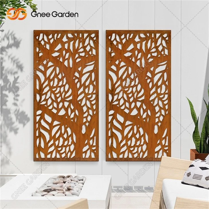 Corten Steel Decorative Metal Screen Fencing