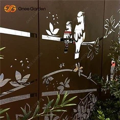 Διακοσμητικές σίτες Corten Steel Cut Laser