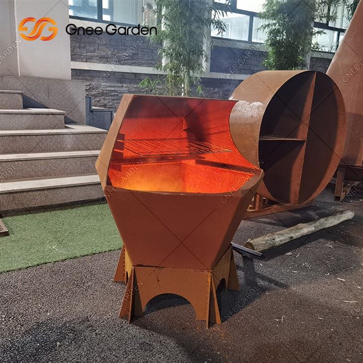 Σετ Bbq Garden Cortensteel Corten Steel Bbq