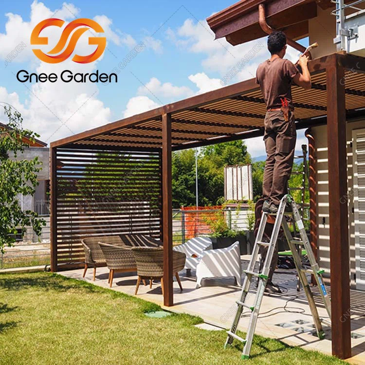 Corten Steel Patio Garden Gazebo Corten Steel Patio Garden Gazebo