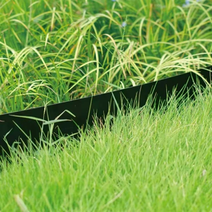 rusted steel garden beds